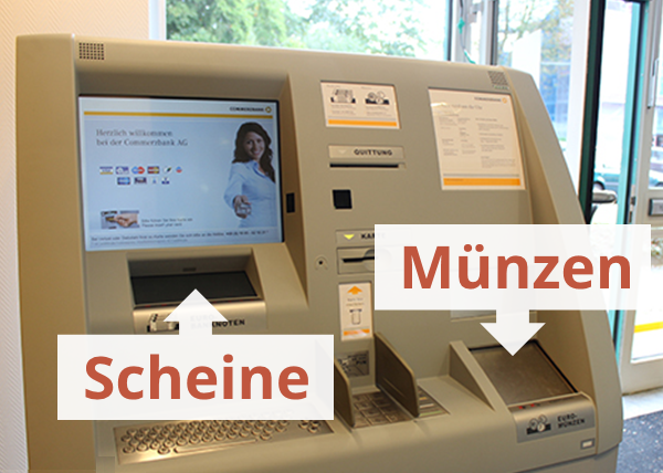 Bareinzahlung Sparkasse Dauer und Kosten