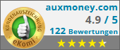 Auxmoney eKomi Auszeichnung